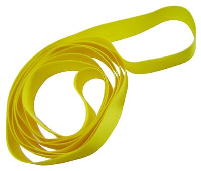 Fita Protetora Nylon para Aro Aero 700C, Fita em Nylon Amarela - 17 x 0.5mm