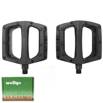 Pedal, Plataforma, Wellgo B355bng, Corpo Nylon, Eixo 9/16 Cr-mo, Rol Selados, Pinos Removíveis, para Trail / enduro / downhill / bmx – foto 1