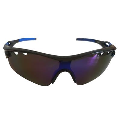 Óculos, Gti 820, Armação Preto, Lente Espelhado Azul / verde, Proteção Uv400, com Estojo – foto 1