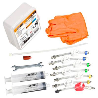 Kit de Sangria, Ice Toolz 54R5 Universal, para Todos Sistemas Hidráulicos de Freio a Disco Sram / formula / magura / hayes / hope / shimano – Jogo – foto 1