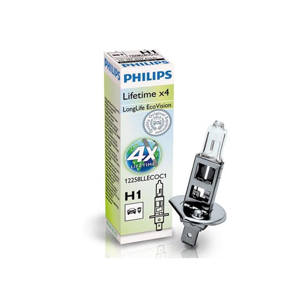 Lâmpada Lleco H1 12v 55w Philips 12258LLECOC1 Universal Automovéis e Utilitários Leves