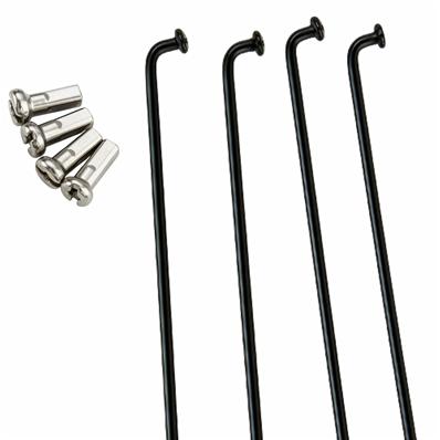 Raio Inox Preto, com Niple, 2,0 x 265mm J – foto 1