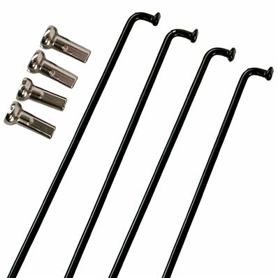 Raio Inox Preto, com Niple, 2,0 x 283mm J – foto 1