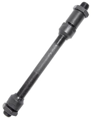Eixo Furado, Traseiro, 10mm x 145mm, Preto, com Cone, Espaçador, Contra-porca Nan Hai – foto 1