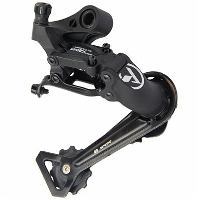Câmbio Traseiro, 8V, Absolute Wild Sport, Cog Max 34t, Cap Total 45t, Comp / shimano, Cage Aço, Preto, sem Cx – foto 1