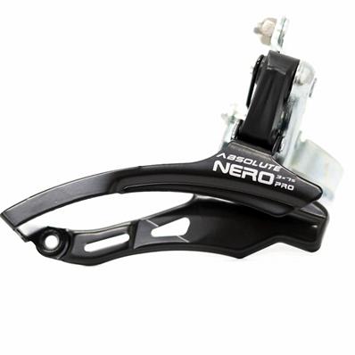 Câmbio Dianteiro, 3x7/8v, Absolute Nero Pro, Coroa Max 42d, Cap Total 18d, Alm / nylon, Down Pull, Abraç Baixa,31.8mm, Compatível Shimano – foto 1