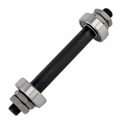 Eixo Usinado Furado, Dianteiro 108mm, 62mm Entre Batente, 2X Rolamento 6000 2RS Pusai – foto 1