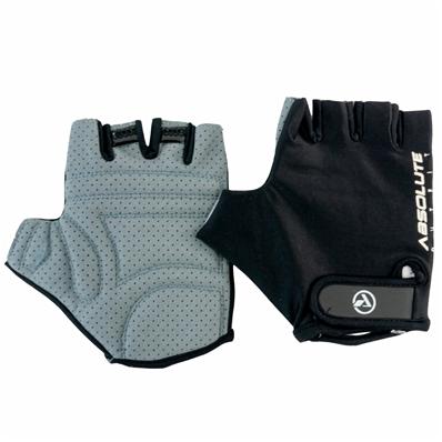 Luva, Absolute Outfit Nero 2, Palma Suede Perfurado com Acolchoamento, Fecho com Velcro, Lycra Nas Costas, Preto / cinza, P – Par – foto 1