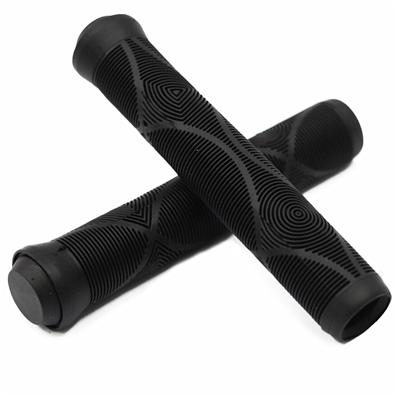 Manopla, Absolute Bmx4, Borracha, 165mm, com Tampa, sem Flange, Preto – Par – foto 1