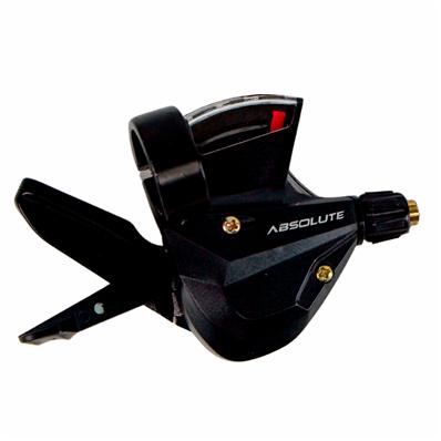 Alavanca, 8V, Absolute Index, Nylon, com Cabos, Preto, Apenas Direita / traseira – foto 1