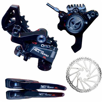 Transmissão, 1x12v, Absolute All Road Sl Gravel, Alavancas Gr7010, Câmbio Trs Gr7010, Freio Hid GR7020 Exclusivo Flat Mount – Jogo – foto 1