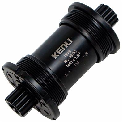 Movimento Central Spinning Isis, 113mm, 10t, Preto, Cr-mo, 2 Rolamentos, Rosca M48 P1,5mm, Batentes 73mm, sem Parafusos Tangshan – Jogo – foto 1