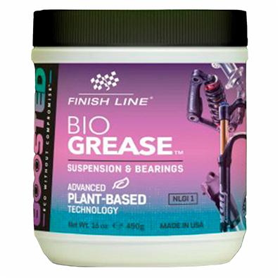 Graxa Finish Line Boosted Bio Grease, Base Vegetal, para Suspensões, Rolamentos, Componentes de Borraha / cerâmica 120g – foto 1