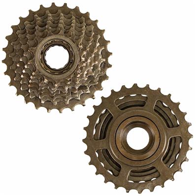 Roda Livre 8V, 13-28d, Absolute 120 Clicks, Aço, Index, Marrom, sem Cx – foto 1