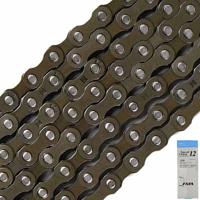 Corrente 1/2 x 11/128 x 126 Elos, T-12s, 12v, Cromado Taya – foto 1