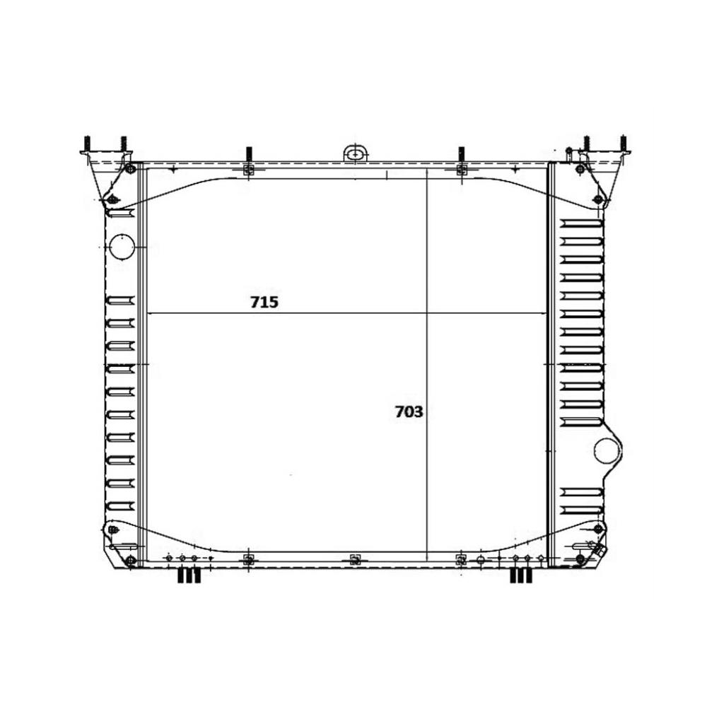 Radiador Magneti Marelli RMM1037NFD Ford F-14000/F-12000