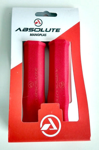 Manopla Absolute Punho Bike Mtb Neoprene Super Leve VERMELHO