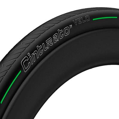 Pneu, Kevlar, 700x26c, Pirelli Cinturato Velo Tlr, Preto – foto 1