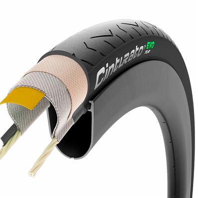 Pneu, Kevlar, 700x30c, Pirelli Cinturato Evo Tlr, Carcaça 120tpi, Tubeless, Composto Smartevo AS, Preto, 260g – foto 1