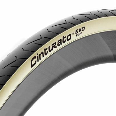 Pneu, Kevlar, 700x28c, Pirelli Cinturato Evo Tlr Retro, Carcaça 120tpi, Tubeless, Composto Smartevo AS, Preto / bege, 310g – foto 1