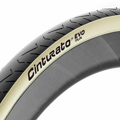 Pneu, Kevlar, 700x30c, Pirelli Cinturato Evo Tlr Retro, Carcaça 120tpi, Tubeless, Composto Smartevo AS, Preto / bege, 260g – foto 1