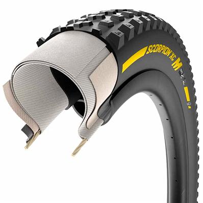 Pneu, Kevlar, 29x2.40, Pirelli Scorpion Race Xc M Team Edition (logo Amarelo), Carcaça Prowall, 120tpi, Composto Smartgip, 825g – foto 1