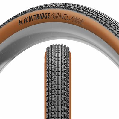Pneu, Kevlar, 700x40c, K1152, Kenda Flintridge Pro, Gravel, Coffee Skin, 120tpi, Dobrável, preto, 535g – foto 1