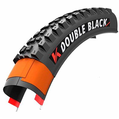 Pneu, Kevlar, 29x2.40, K1265, Kenda Double Black Agc (dh), 60 Tpi, Preto, 1406g – foto 1