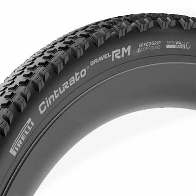 Pneu, Kevlar, 700x45c, Pirelli Cinturato Gravel Rm Tlr, Carcaça Techwall, 60 Tpi, Tubeless, Composto Speedgrip, Preto, 560g – foto 1