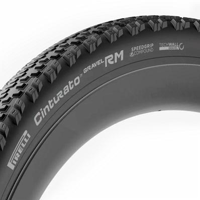 Pneu, Kevlar, 700x40c, Pirelli Cinturato Gravel Rm Tlr, Carcaça Techwall, 60 Tpi, Tubeless, Composto Speedgrip, Preto, 520g – foto 1