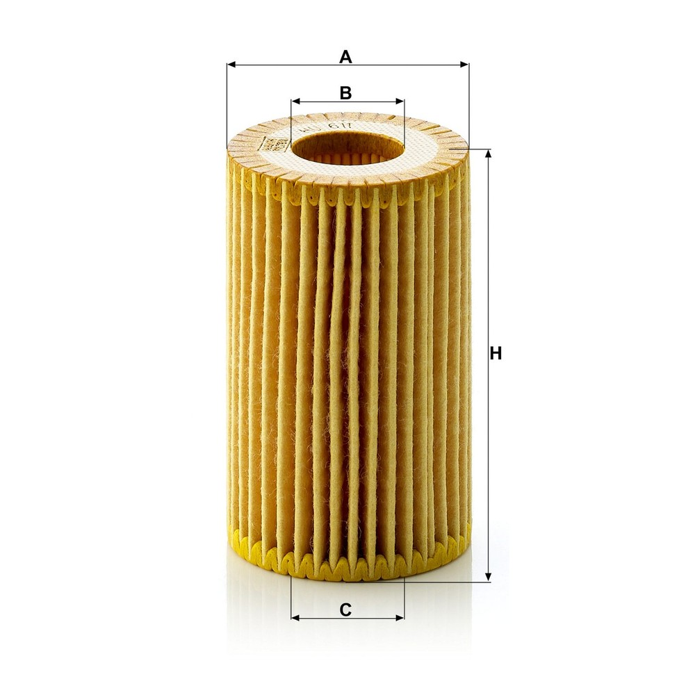 Elemento Filtrante Óleo Lubrificante Mann-filter HU611X Renault Clio/Twingo/Kangoo