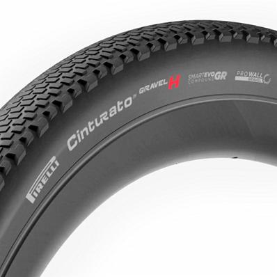 Pneu, Kevlar, 700x50, Pirelli Cinturato Gravel H Hp Line Tlr, Carcaça Prowall Gravel 120tpi, Smartevo Compound, Preto, 660g – foto 1