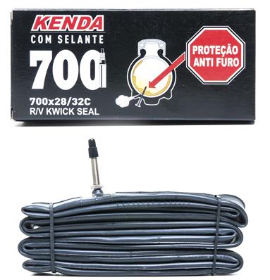 Câmara de Selante Kenda 700 x 28/32, Presta, Válvula Removível, Butyl