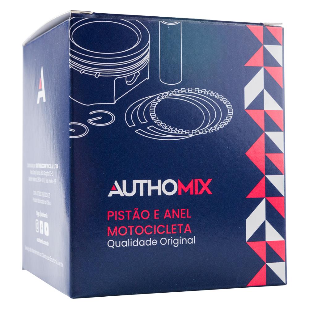 Pistão e Anel Authomix PA79200-75 Honda Cbx 200 Strada/XR 200R