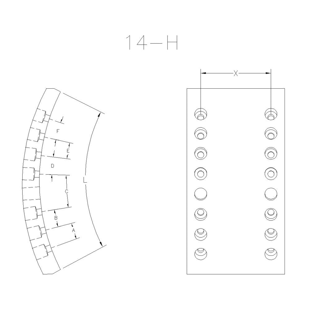 Lona de Freio Traseira Lonaflex L-586 Mercedes L 709/914/LO 812/912/712/710