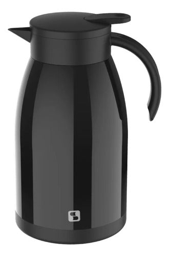 Bule Termico Elegance 1,5l Preta Soprano Garrafa Termica