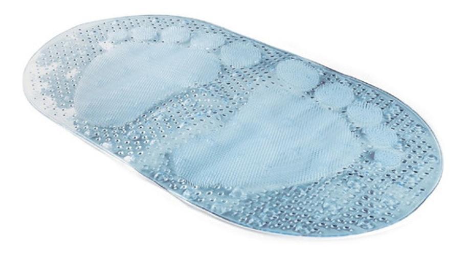 Tapete Oval Para Box/banheiro Com Ventosa Plasvale