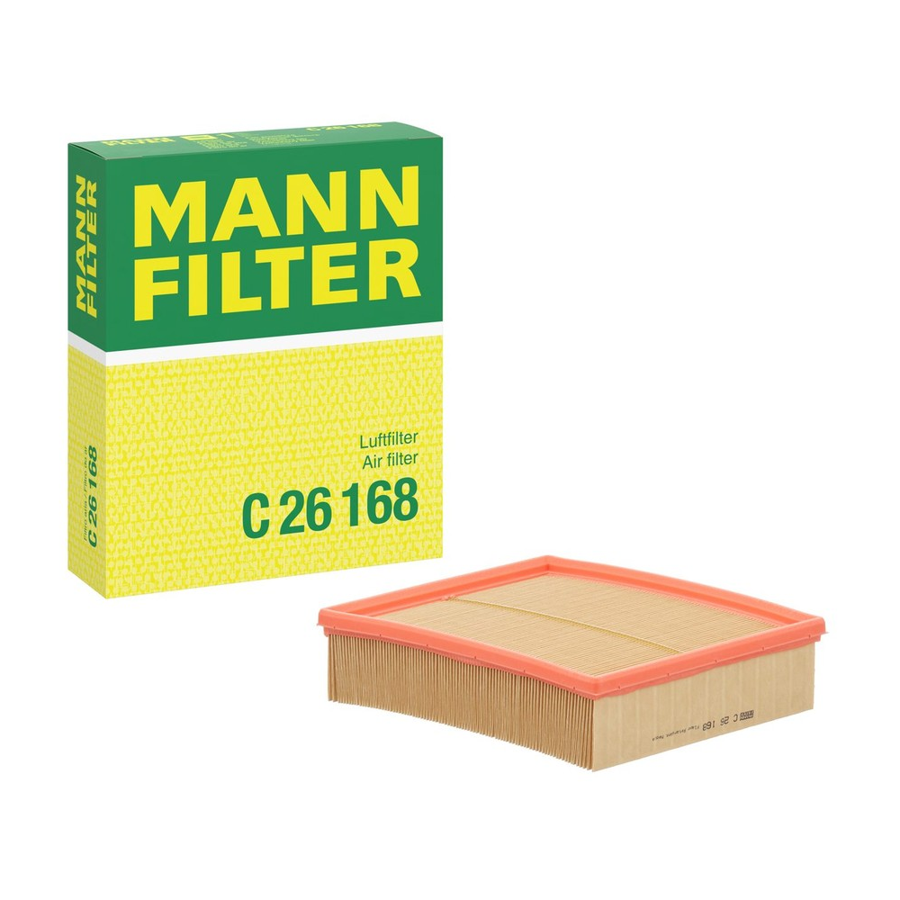 Elemento Filtrante do Ar Mann-filter C26168 GM Omega/Suprema/Kadett, VW Passat/Passat Variant, Audi A6 Avant/A6/A4/A4 Avant/Allroad