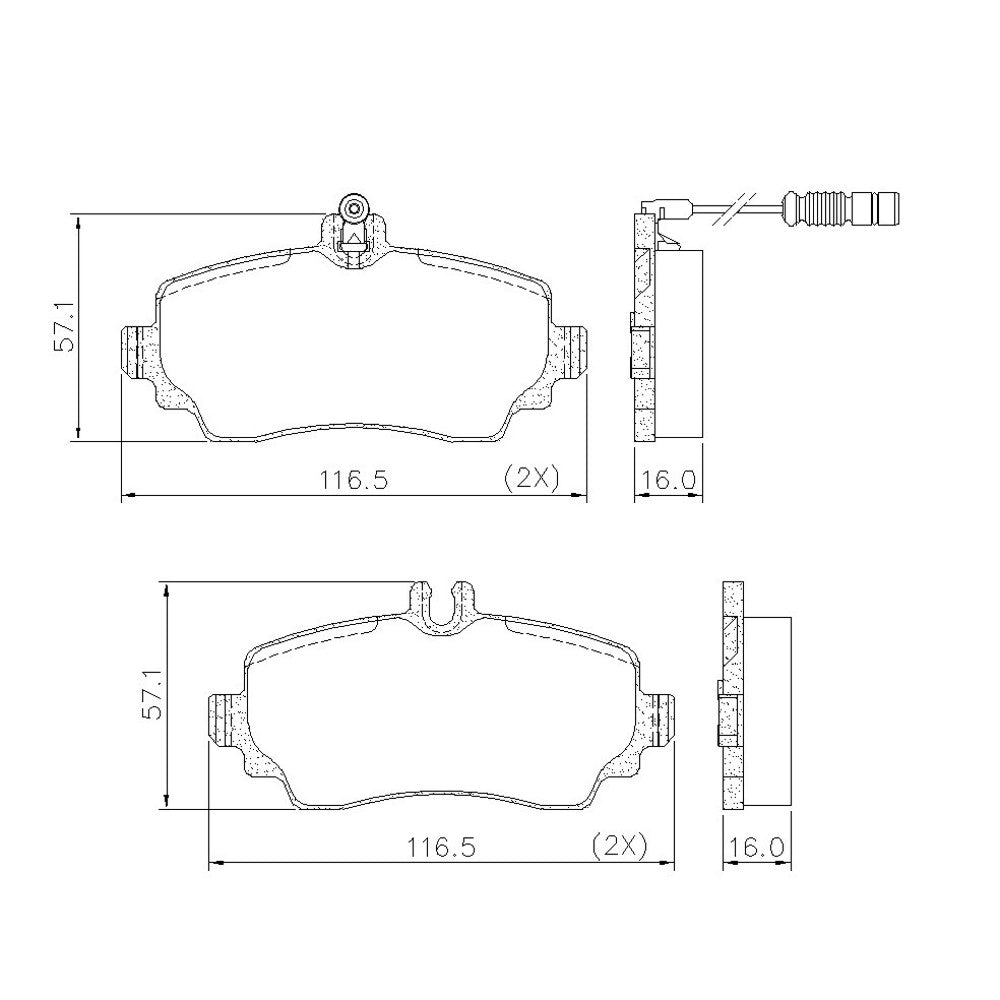 Pastilha de Freio Fras-le PD/67-A PD/1788 Mercedes A-CLASS/Classe A