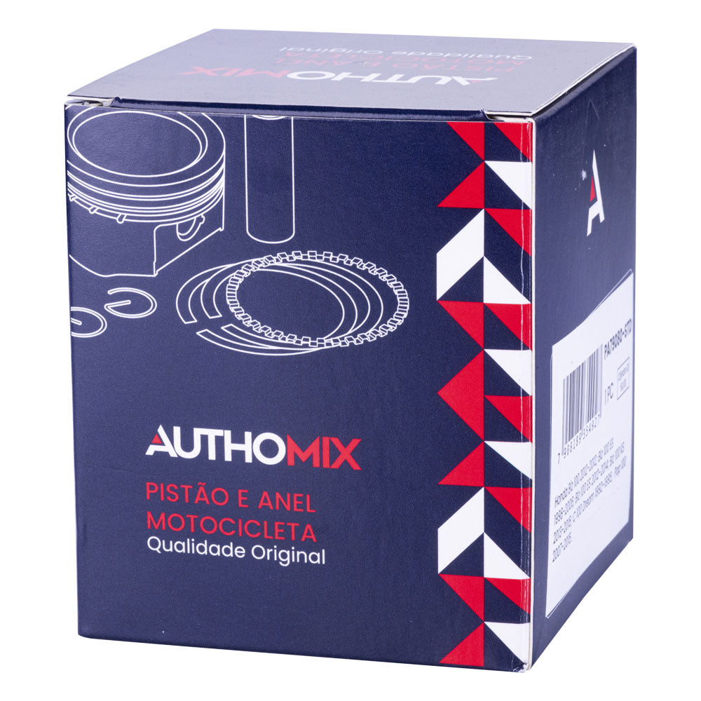 Pistão e Anel Authomix PA79080-STD Honda Biz 100