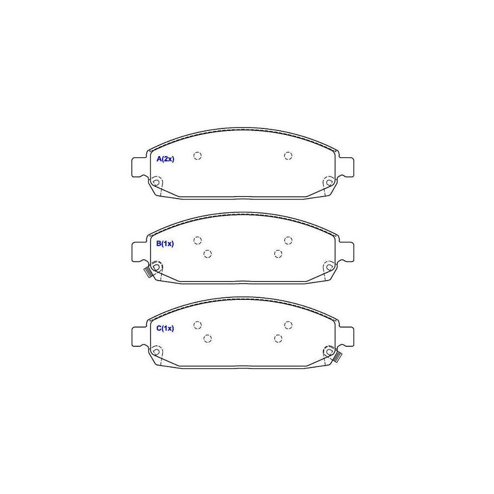 Pastilha de Freio Syl 1130 Jeep Grand Cherokee