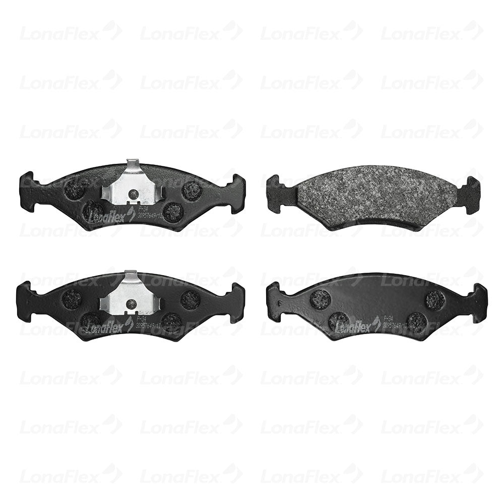 Pastilha de Freio Dianteira Fras-le P-34 Vw Logus (5X1)/Pointer, Ford Verona Iii (GAL)/Escort V (AAL, ABL), Ford Usa Verona