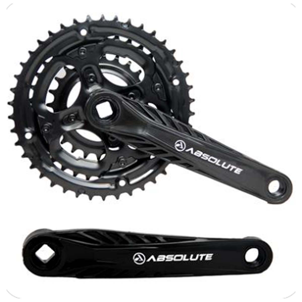 Pedivela Absolute 24/34/42D 170mm Aço Preto s/ Corrente