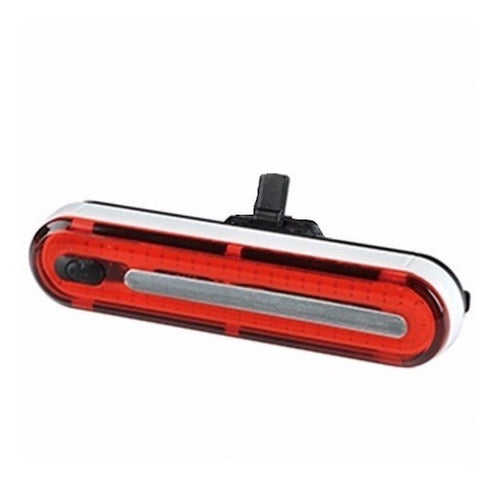 Lanterna Pisca Led Traseiro Bike Absolute Jy-6085t Usb Rec.