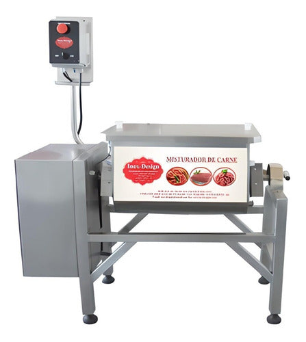 Misturadeira De Carne Industrial 30 Litros Misturador Inox
