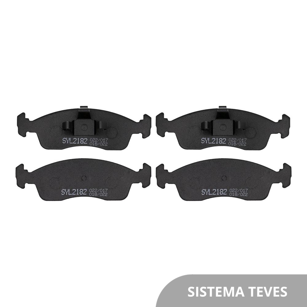 Pastilha de Freio Syl 2182 Fiat Mobi/Uno/Grand Siena/Palio/Palio Weekend/Argo, Citroen C3, Peugeot 208