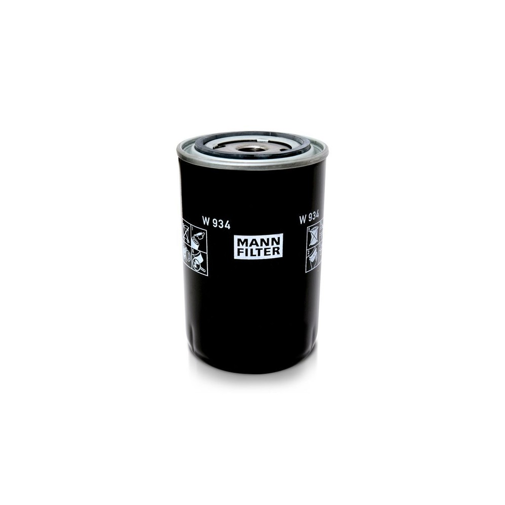 Filtro Blindado Óleo Lubrificante Mann-filter W934 Massey Ferguson MF 9130 Plus/MF 265 4X4 E/MF 290 4X2/MF 275 4X4 E/MF 275 4X2/MF 275 4X4