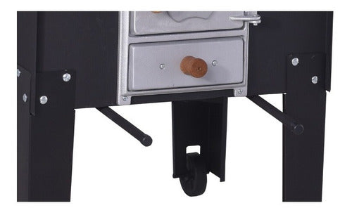 Forno A Lenha Com Interior Inox Brilhante (100cm)fornellar