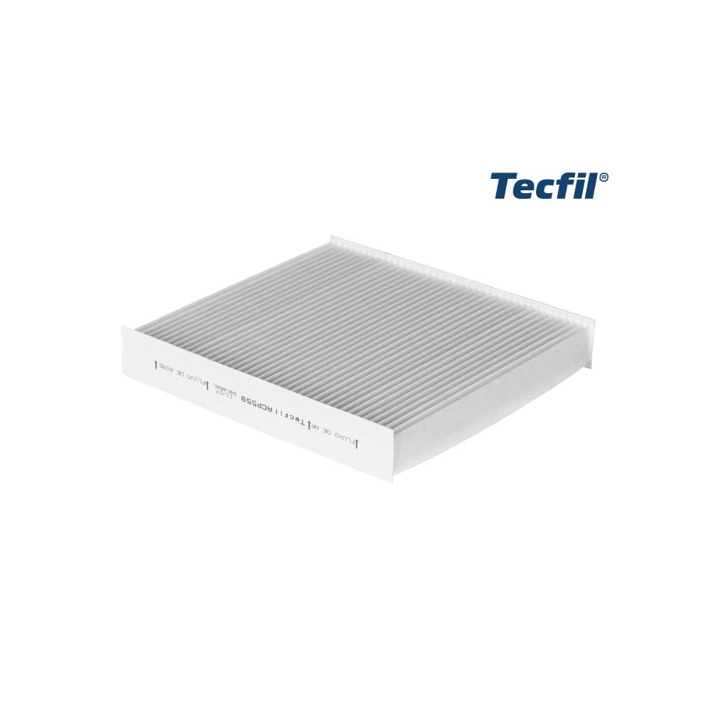 Filtro de Cabine Tecfil ACP559 Renault Kardian/Logan/Sandero/Captur, Nissan Kicks/Versa/Sentra, Case 2166/AF 2388