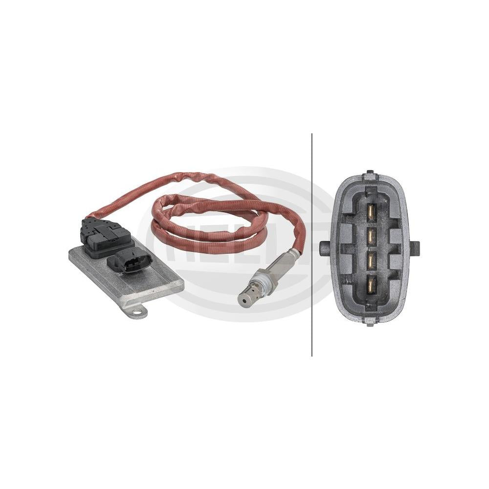 Sensor Nox-arla 4 Polos-chicote 1134mm Hella HSN6628 Daf XF105